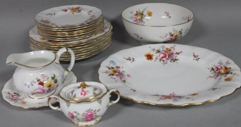 Various Royal Crown Derby Derby Posies pattern wares