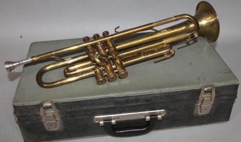 A B & M Champion brass trumpet