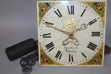 A 19thC longcase clock movement