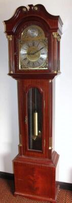A modern Tempus Fugit longcase clock