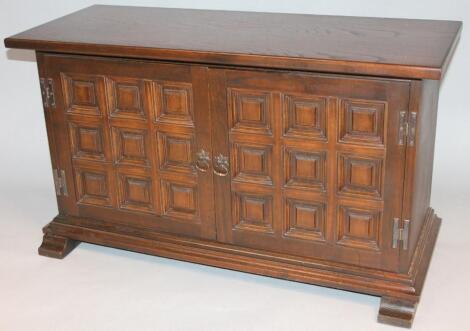 A modern Old Charm style hardwood television table