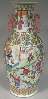 A 19thC Chinese famille rose porcelain vase - 3