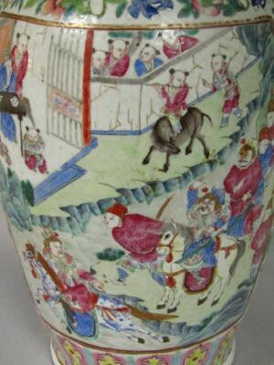 A 19thC Chinese famille rose porcelain vase - 10