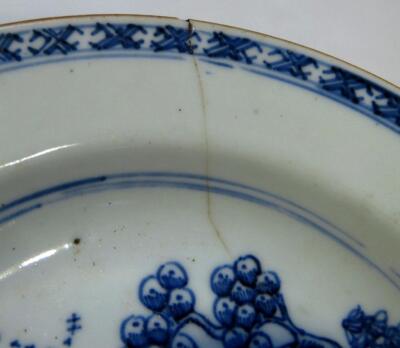 A set of six Chinese blue and white porcelain bowls - 9