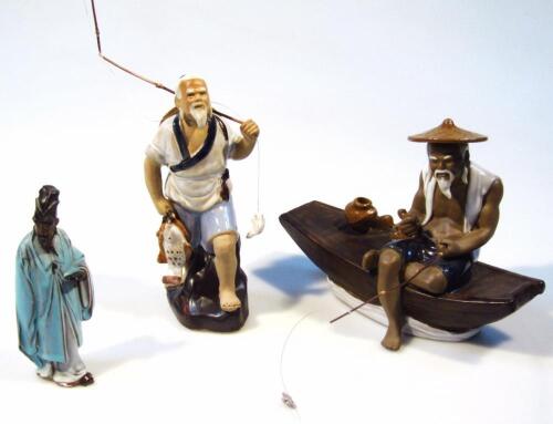 Various 20thC Chinese pottery figures