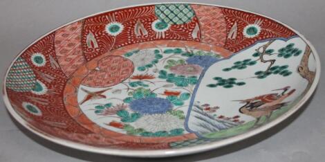 A late 19th/early 20thC porcelain charger