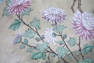 A 19thC Chinese silk panel - 2