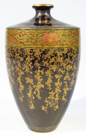 A Japanese Meiji period vase