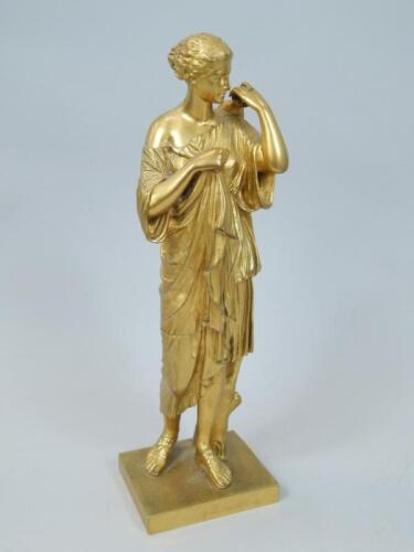 A 19thC Continental gilt bronze figure