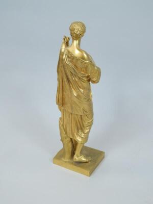 A 19thC Continental gilt bronze figure - 2