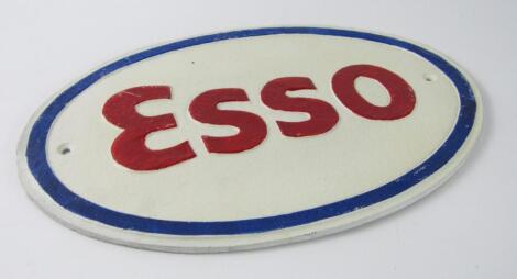 *An ESSO plaque.