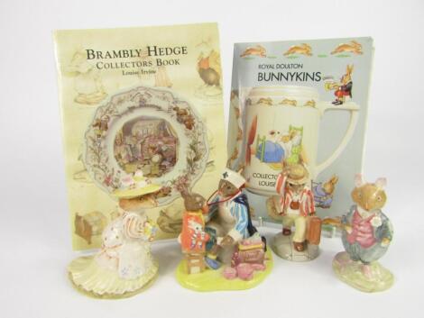 Four Royal Doulton Bunnykins figures