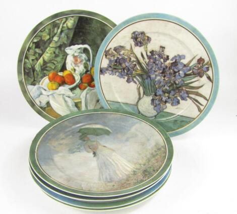 Six Artis Orbis Goebel porcelain plates