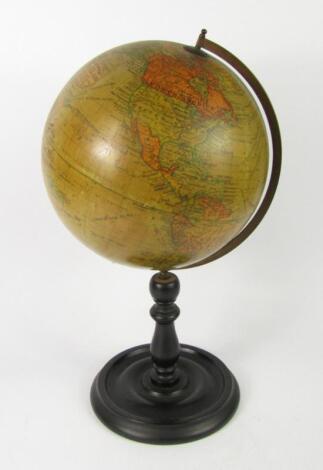 A Geographia 10 inch terrestial globe