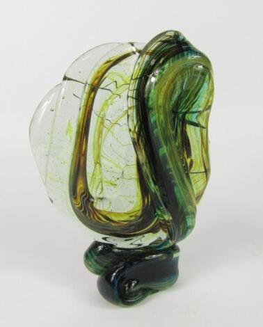 A Michael Harris Mdina glass Knot sculpture