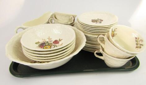 A Mason's Ironstone part dinner and tea service