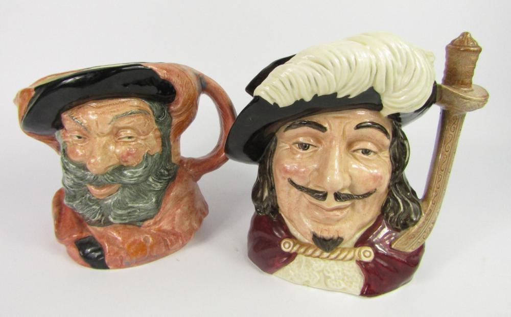 Two Royal Doulton large character jugs