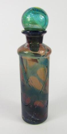 A Michael Harris Mdina glass decanter and stopper