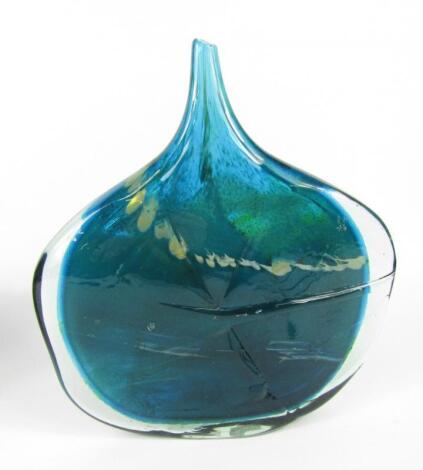 A Michael Harris Mdina glass Axe vase