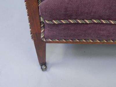 An early 20thC mahogany tub shaped chair - 2