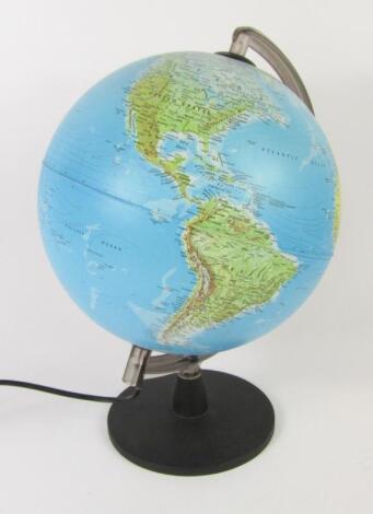 A Tecnodidattica Ligure illuminated technical globe