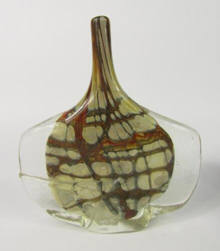 A Michael Harris Mdina fish vase