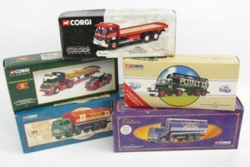 Five Corgi Commercial vehicles