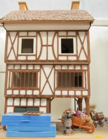 A Tudor style doll's house