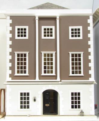 A Georgian style town house doll's house