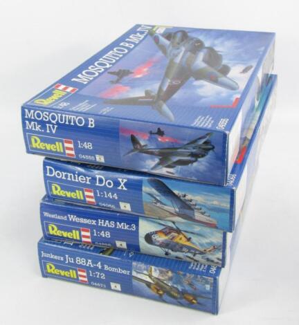 *Four Revell model kits