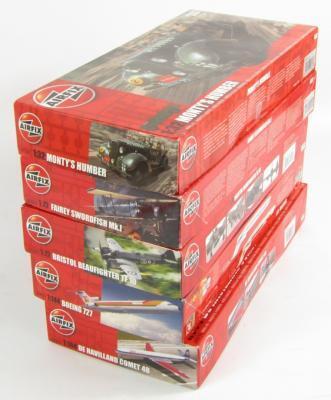 *Five Airfix model kits