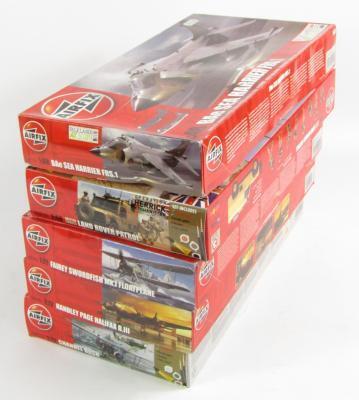 *Five Airfix model kits