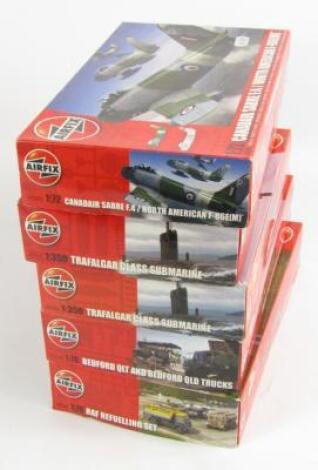 *Five Airfix model kits