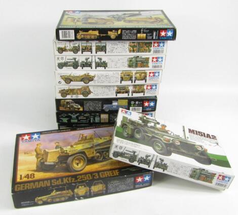 *Ten Tamiya model kits