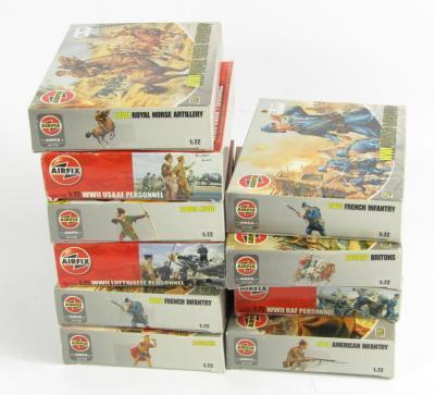 *Ten Airfix model kits