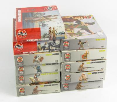 *Ten Airfix model kits