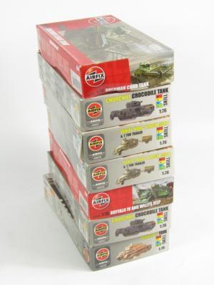 *Seven Airfix model kits