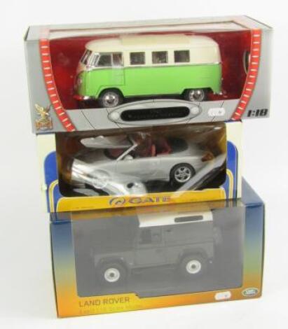 *Three large format diecast vehicles