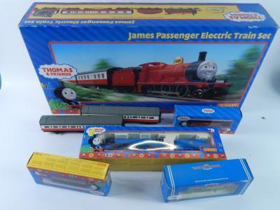 A Hornby battery operated train set