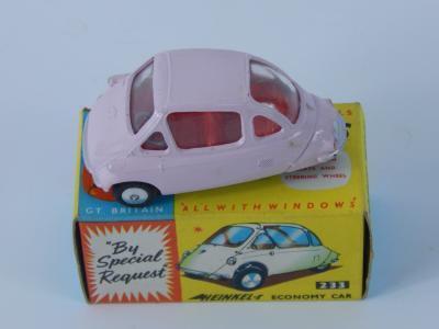 A Corgi diecast Heinkael Economy car