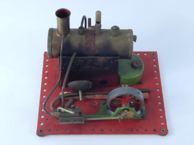 A Mamod style kit made steam engine