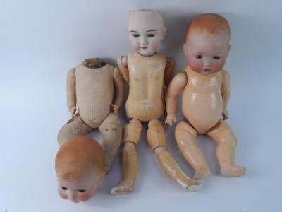 An Armand Marseilles bisque head doll