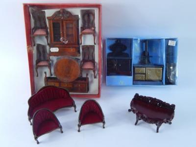 Modern doll's house furniture