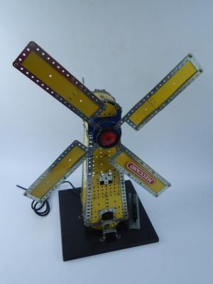 A Meccano windmill