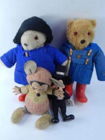 Two Paddington Bear teddy bears