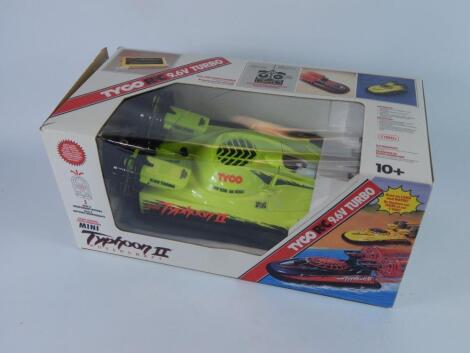 A Tyco radio controlled Mini Typhoon II hovercraft.