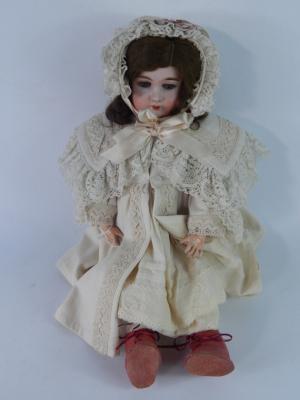 A Gebruder Kuhnlenz bisque head doll