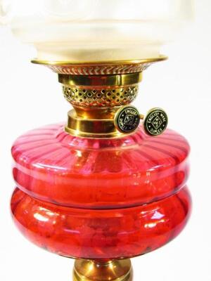 A Victorian oil lamp - 2