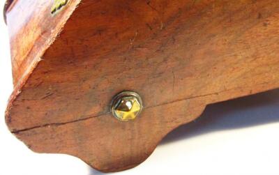 An early 20thC walnut coal box - 4