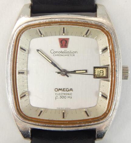 A 1970's Omega Constellation chronometer electronic gentleman's wristwatch